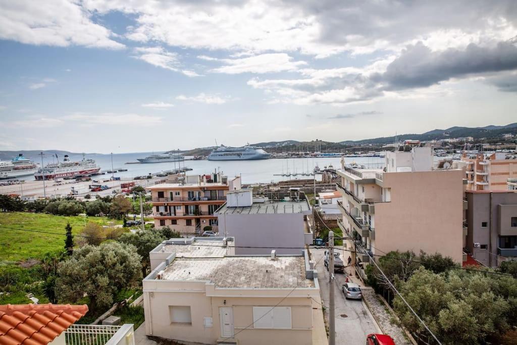 Seafront Central Apt In Lavrio公寓 外观 照片