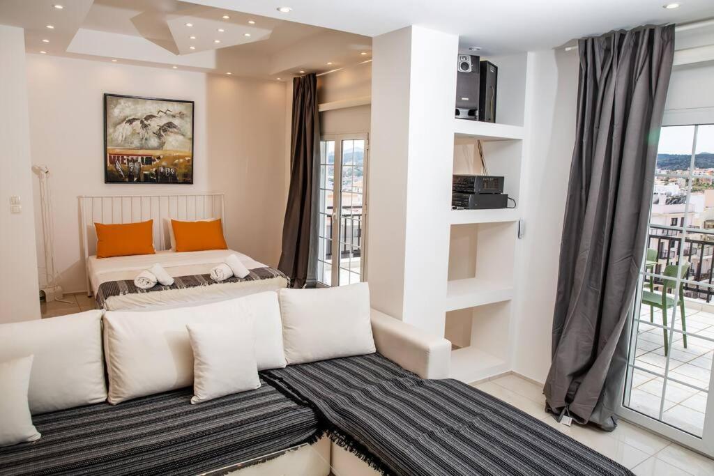 Seafront Central Apt In Lavrio公寓 外观 照片